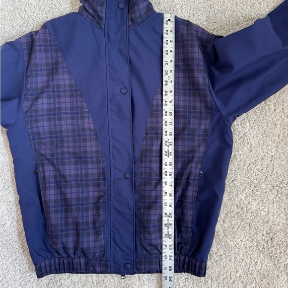 Forrester’s Women’s Gore-Tex Purple Plaid Golf Windbreaker Set - Picture 6 of 12